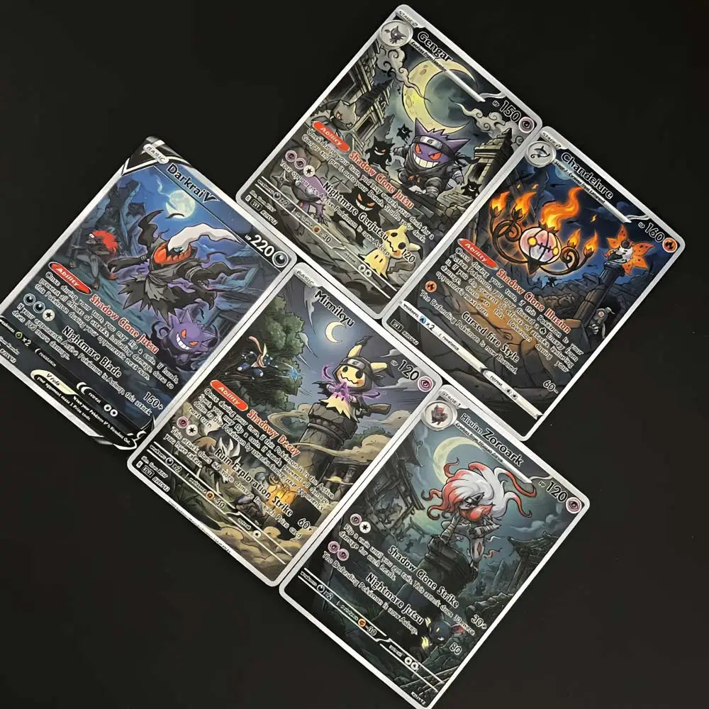 Night Stalker - Naruto x Pokémon - Fan Art Card Set