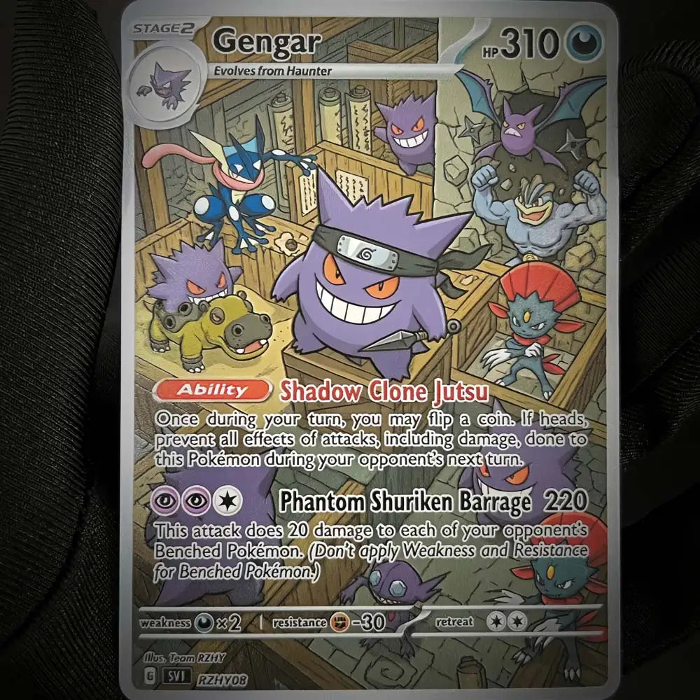 Shadow Clone Dojo - Naruto x Pokémon - Fan Art Card Set
