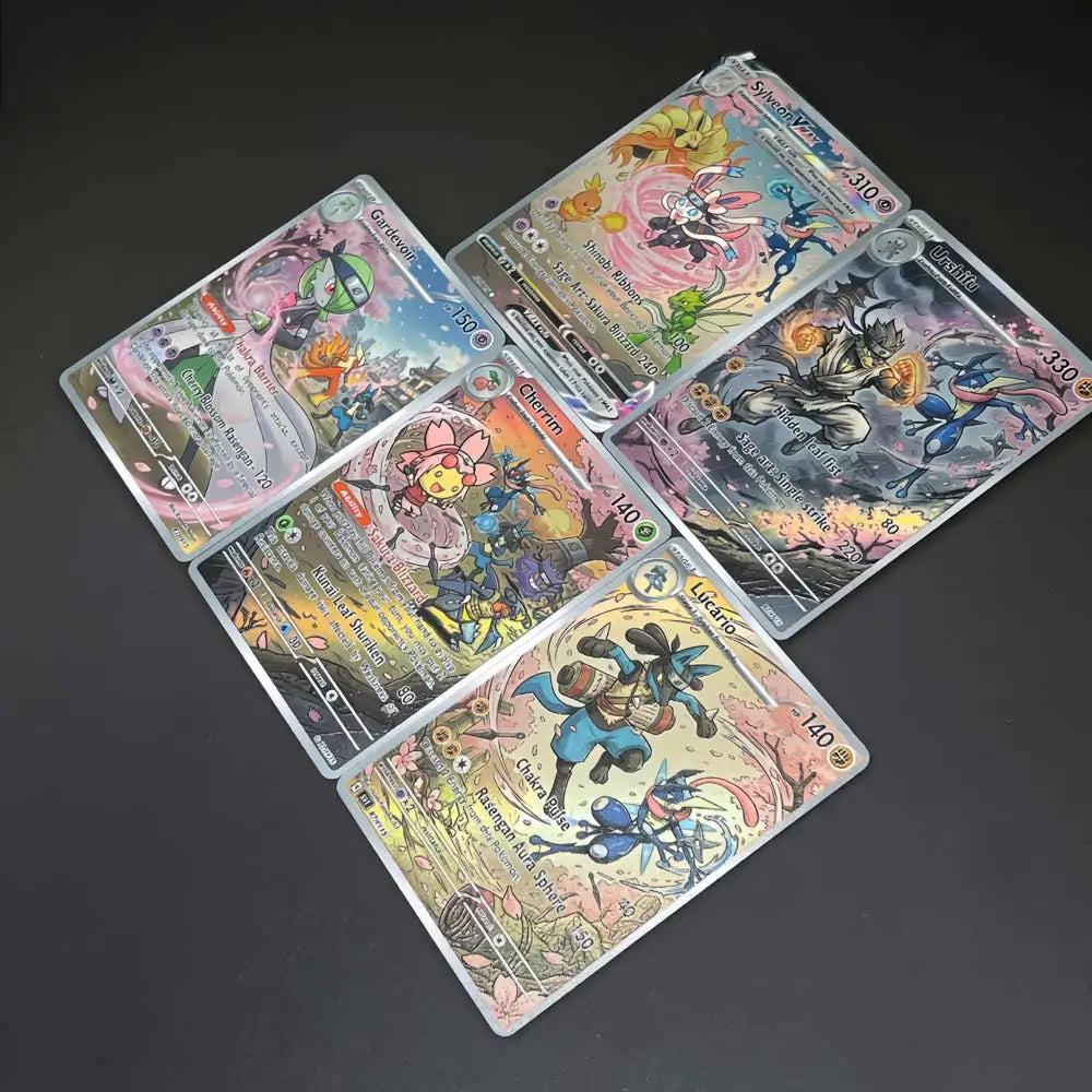 Sakura Season - Naruto x Pokémon - Fan Art Card Set