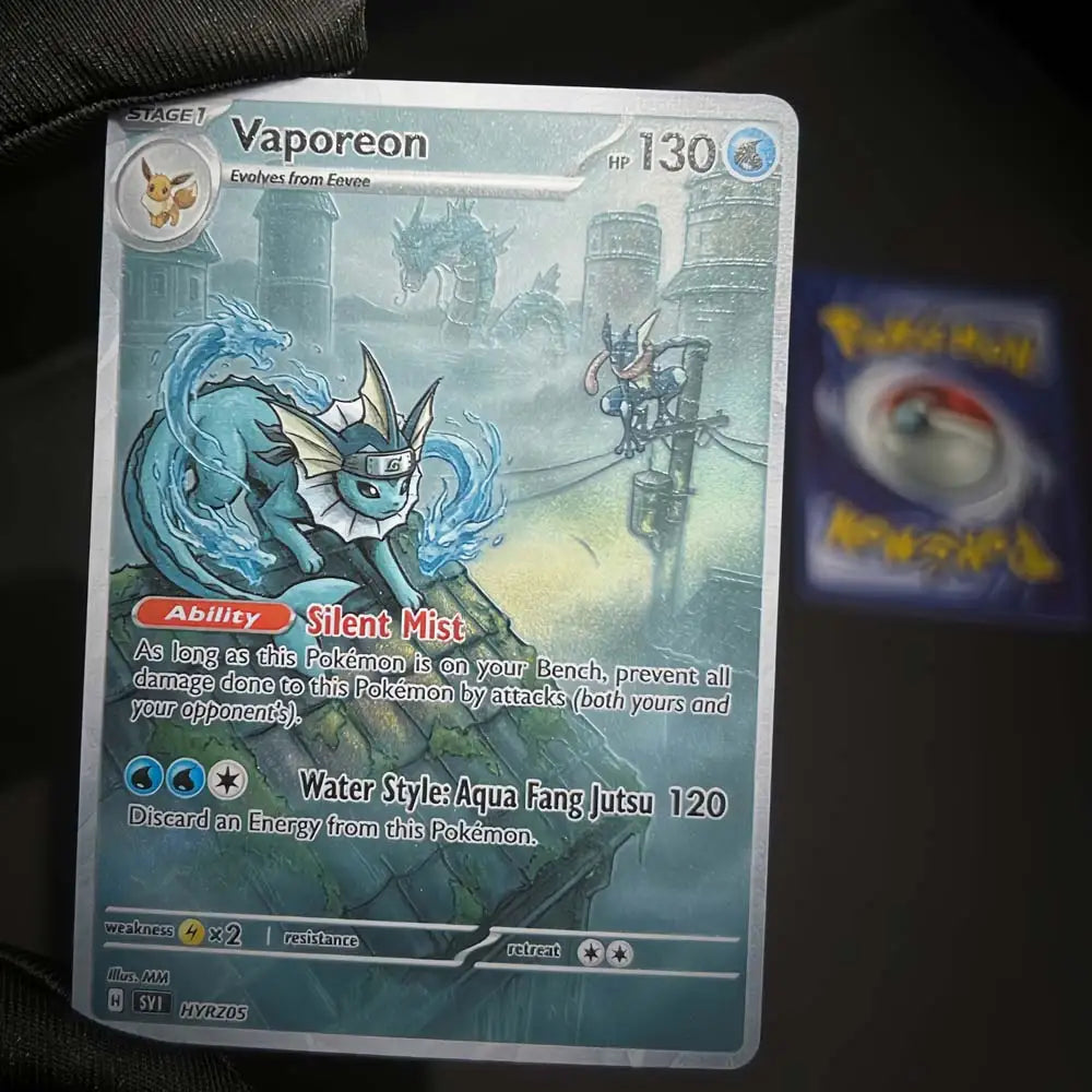 Kirigakure - Mist Village - Naruto x Pokémon - Fan Art Card Set
