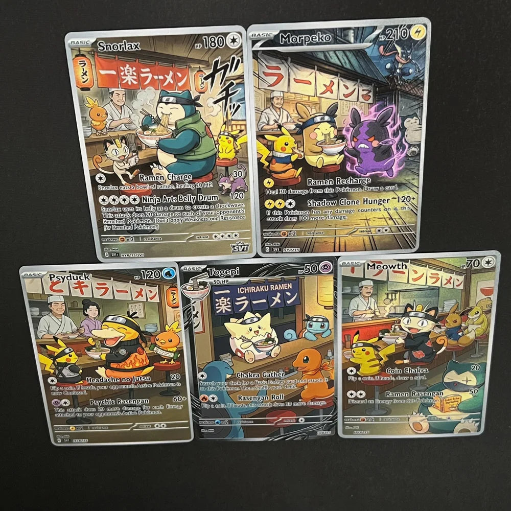 Ichiraku Ramen - Naruto x Pokémon - Fan Art Card Set