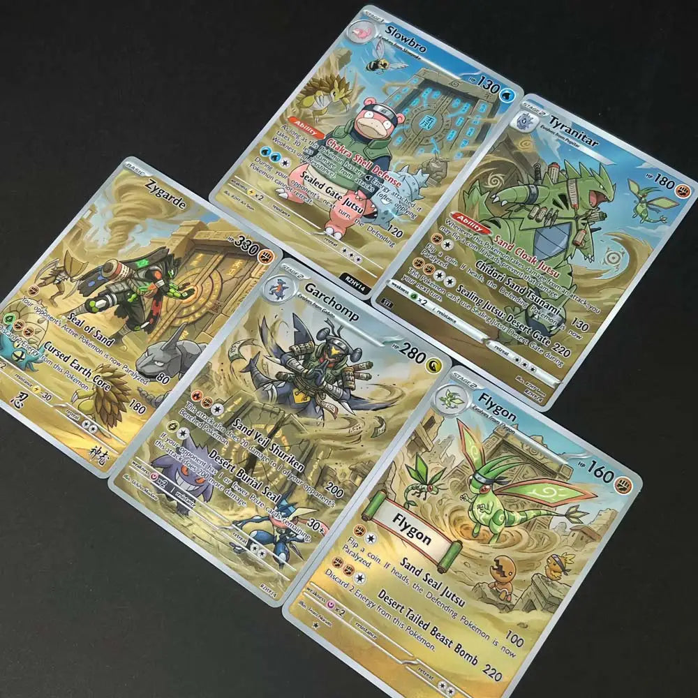 Sunagakure Gate - Naruto x Pokémon - Fan Art Card Set