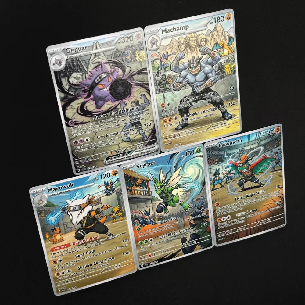 Chunin Exams - Naruto x Pokémon - Fan Art Card Set