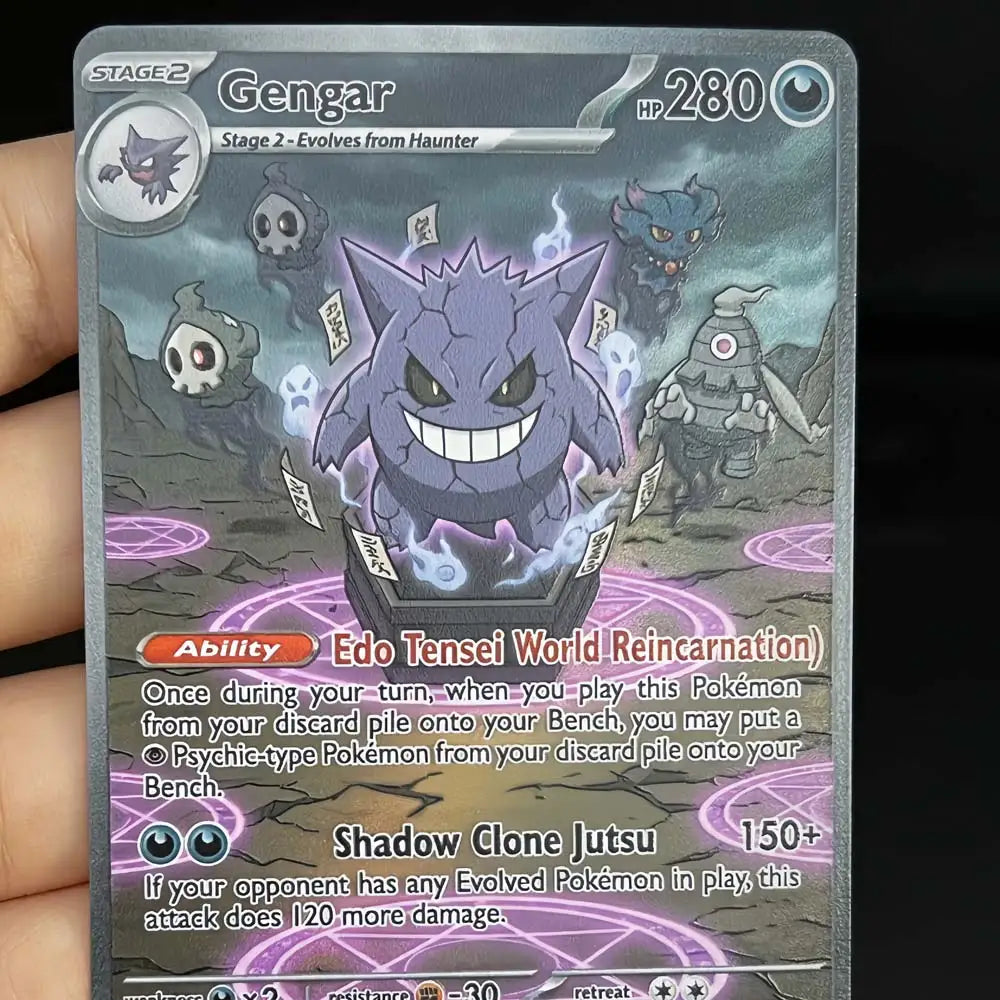Reanimation Jutsu - Naruto x Pokémon - Fan Art Card Set