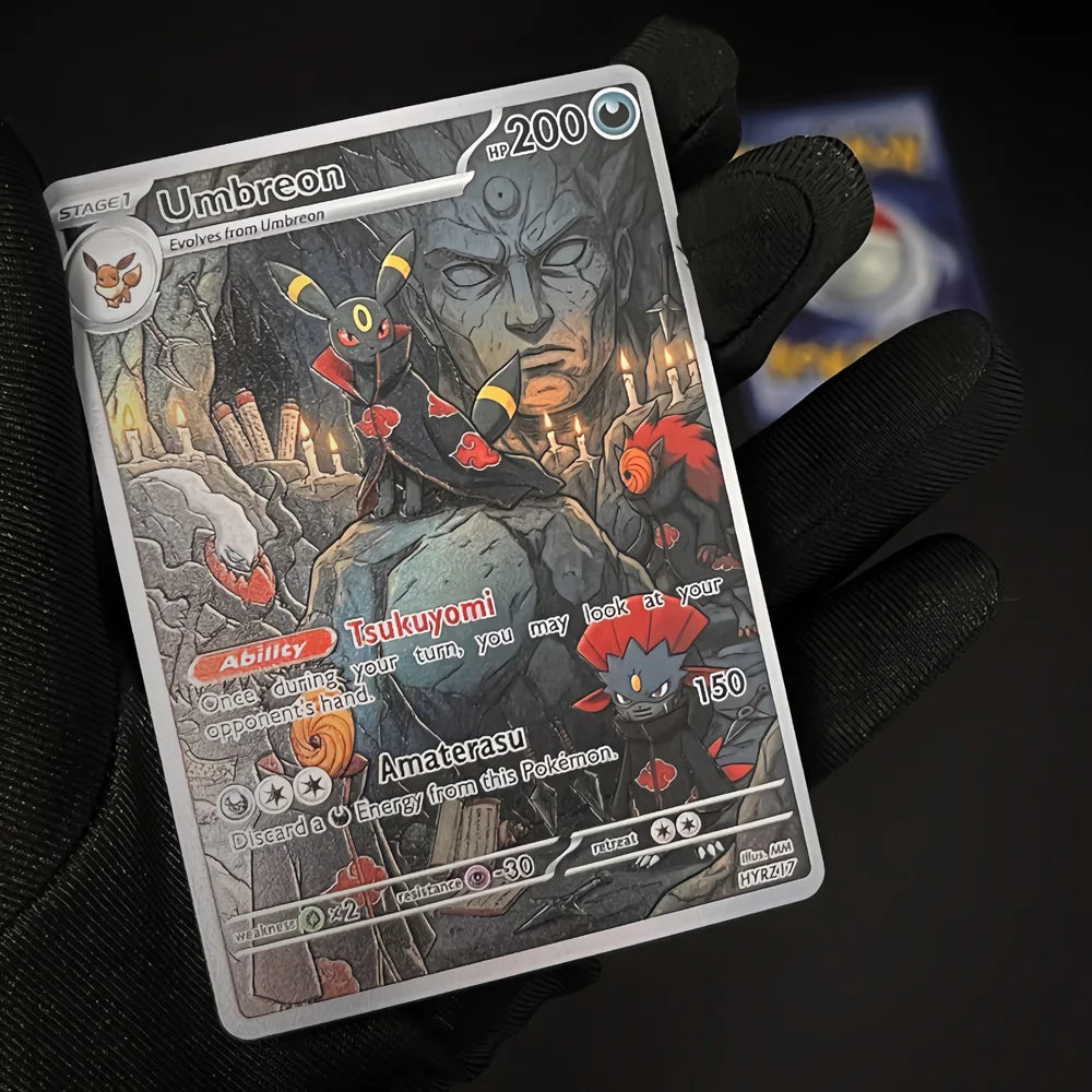 Akatsuki Hideout - Naruto x Pokémon - Fan Art Card Set