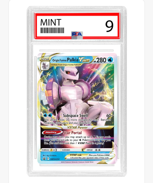 PSA 9 Origin Forme Palkia VSTAR IR SWSH254 - Sword & Shield Promo - Slab - ENG