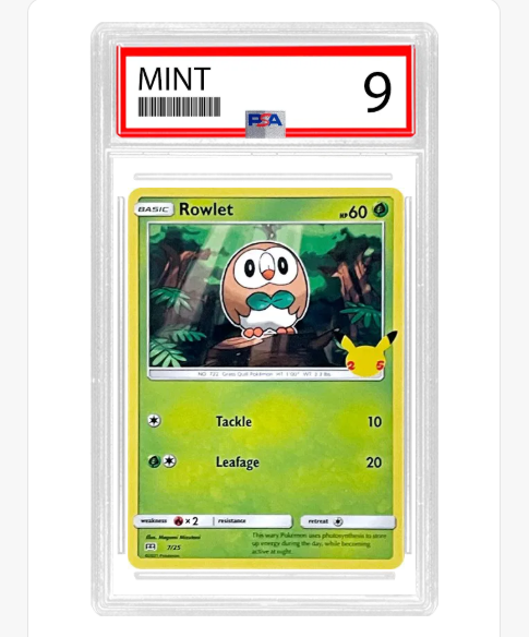 PSA 9 Rowlett 7/25 - Mcdonalds Promo - Slab - ENG