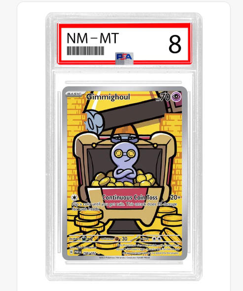 PSA 8 Gimmighoul IR 198/182 - Paradox Rift - Slab - ENG
