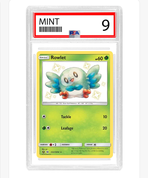 PSA 9 Rowlett SV2 - Hidden Fates: Shiny Vault - Slab - ENG