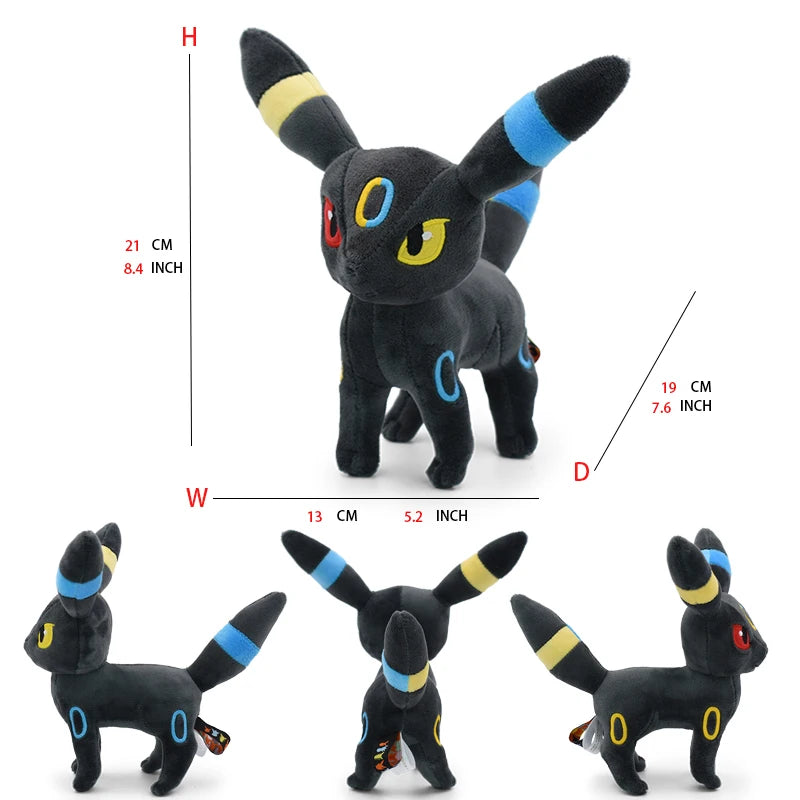 Pokemon Plushie - Eeveelutions & Shinies - 9 Types - (NO Eevee, Jolteon or Flareon)