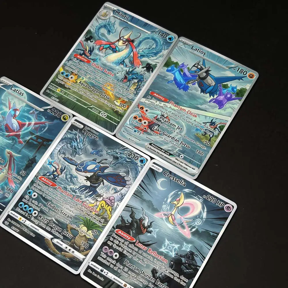 Phantom Lake - Naruto x Pokémon - Fan Art Card Set