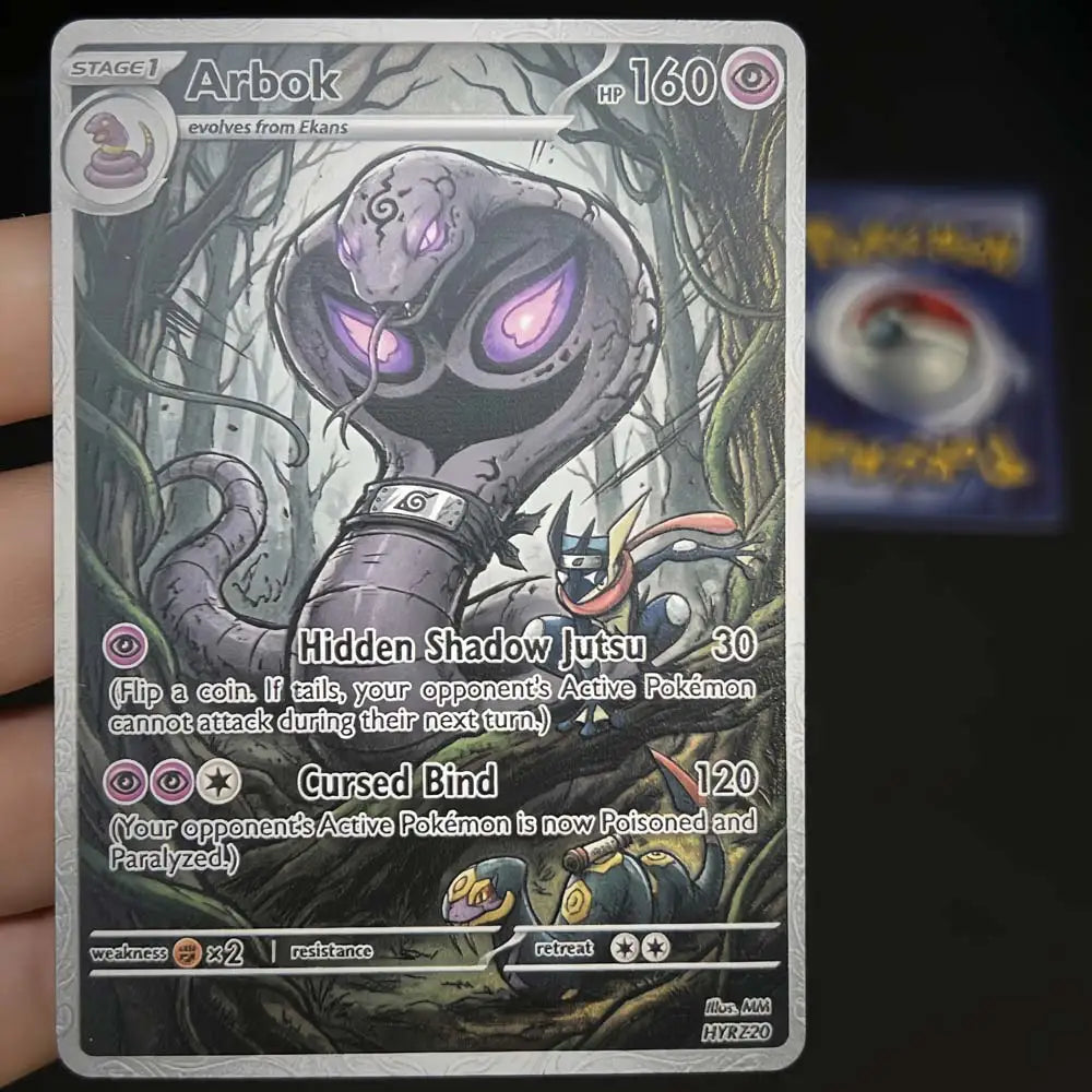 Poison Forest Guardians - Naruto x Pokémon - Fan Art Card Set