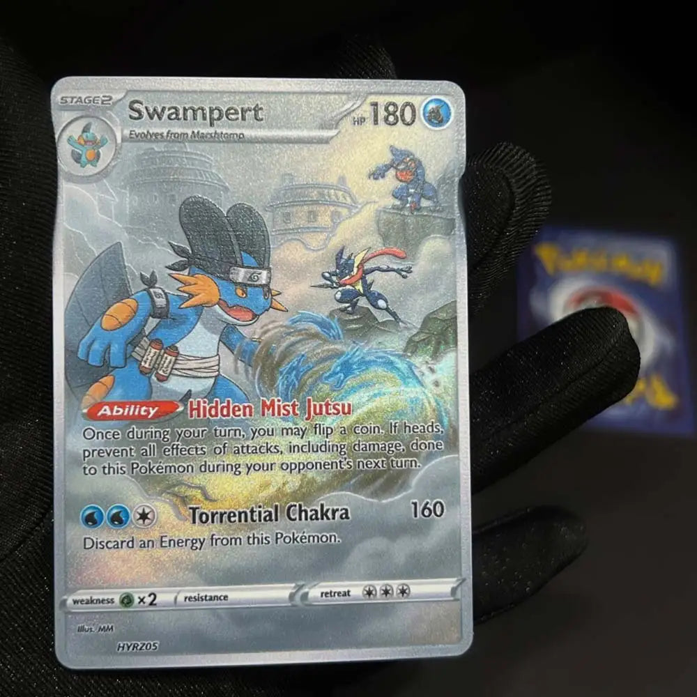Kirigakure - Mist Village - Naruto x Pokémon - Fan Art Card Set