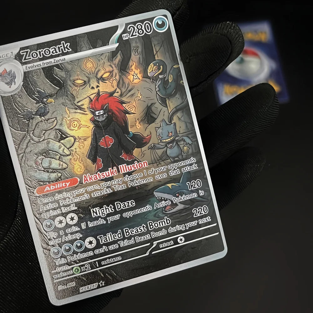 Akatsuki Hideout - Naruto x Pokémon - Fan Art Card Set