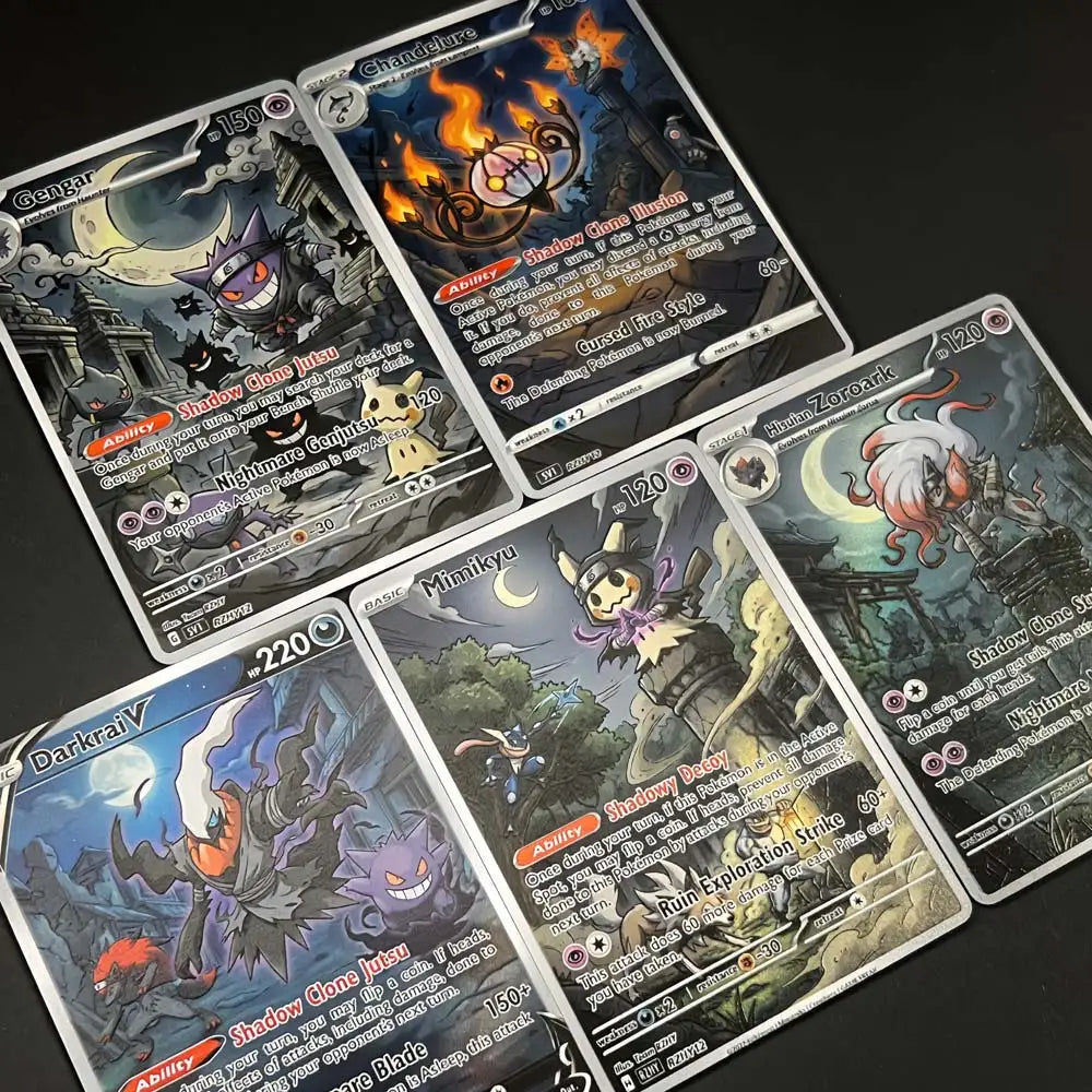 Night Stalker - Naruto x Pokémon - Fan Art Card Set