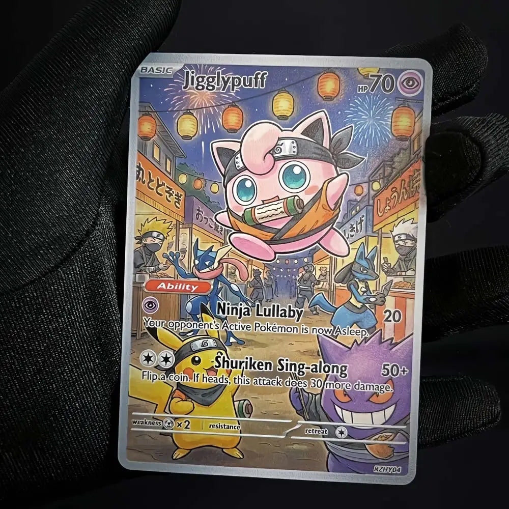 Lantern Festival - Naruto x Pokémon - Fan Art Card Set