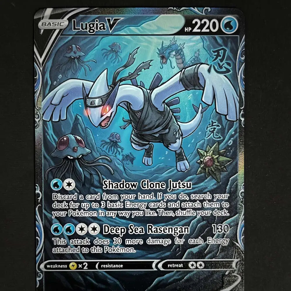 Deep Sea Guardians - Naruto x Pokémon - Fan Art Card Set