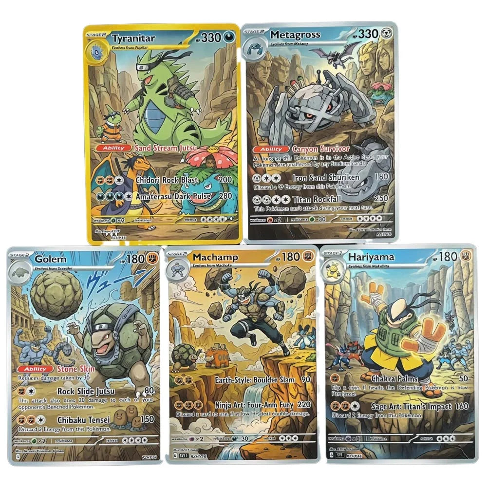 Earth Scroll - Naruto x Pokémon - Fan Art Card Set