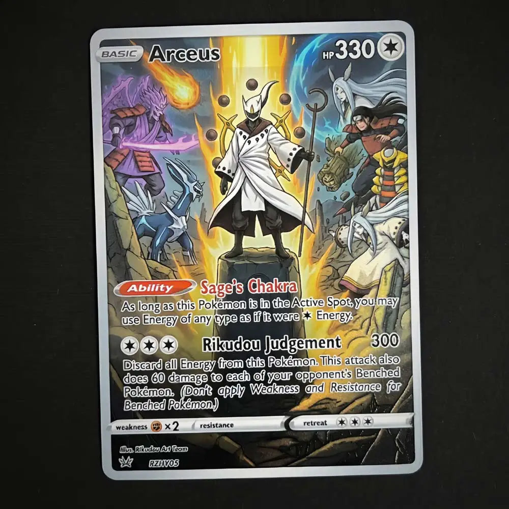Sage of the Six Paths - Naruto x Pokémon - Fan Art Card Set