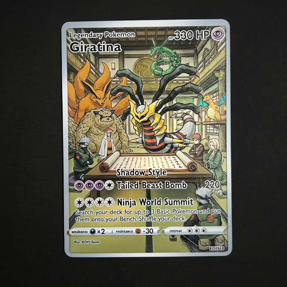 Champion's Dojo - Naruto x Pokémon - Fan Art Card Set