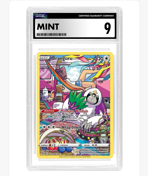 CGC 9 Oranguru IR TG12/TG30 - Brilliant Stars Trainer Gallery - Slab - ENG