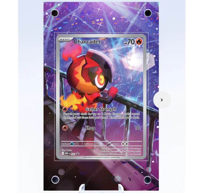 Card AND Acrylic Case: Charcadet ETB Promo (ENG) - Extended Art