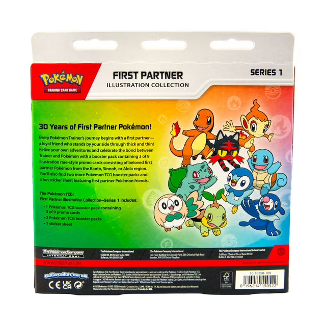 Pokémon TCG: First Partner Illustration Collection Box - Series 1