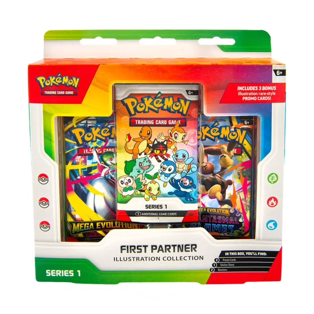 Pokémon TCG: First Partner Illustration Collection Box - Series 1
