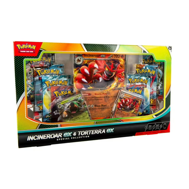 Pokemon TCG: Incineroar and Torterra EX - Special Collection Box
