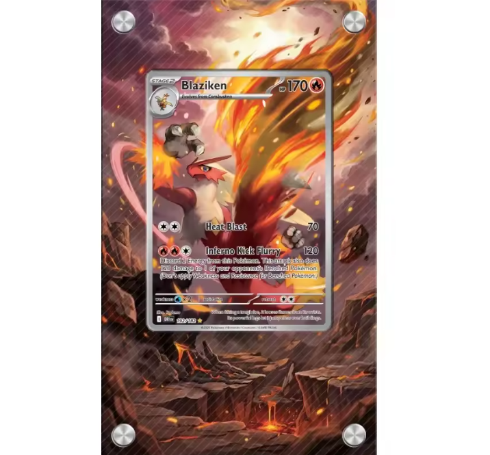 Card AND Acrylic Case: Blaziken (KR) - Extended Art