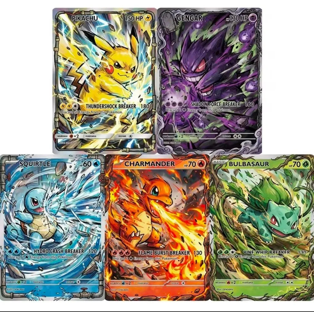 Fan Art Card Set - Pokémon - Limit Breakers by Gengaan
