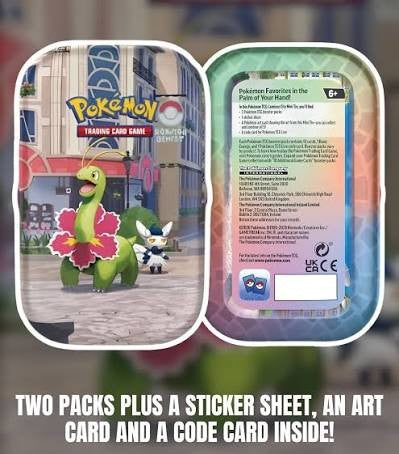 Pokémon TCG: Lumiose City Mini Tin - 2 Packs