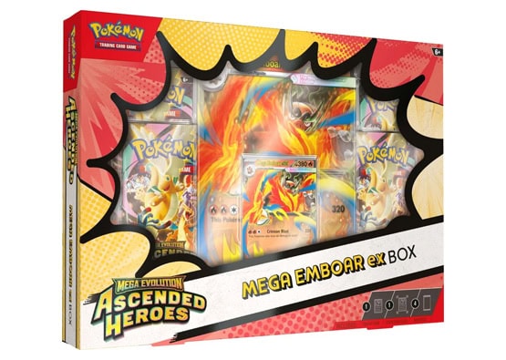 Pokémon TCG: Mega Evolution - Ascended Heroes - Mega Emboar EX Box