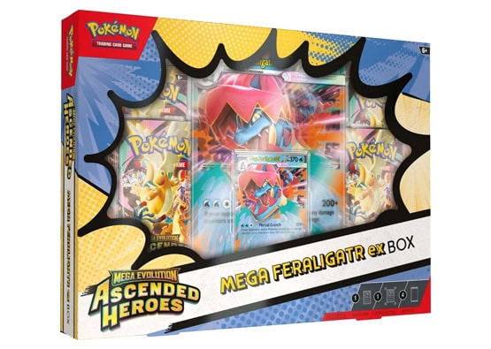 Pokémon TCG: Mega Evolution - Ascended Heroes - Mega Feraligatr EX Box