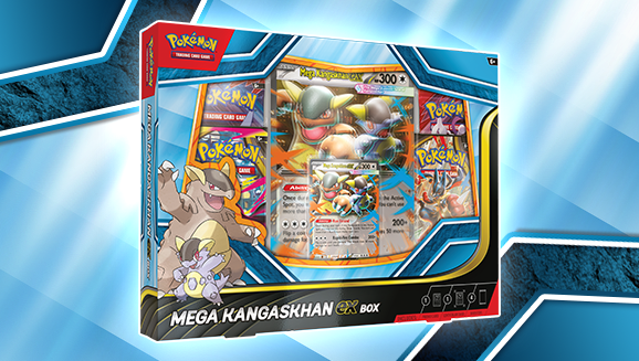 Pokémon TCG: Mega Kangaskhan ex Box - 4 Packs