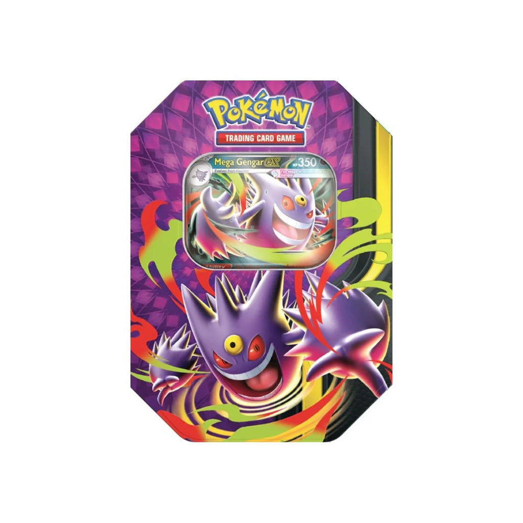 Pokémon TCG: Mega Moonlit Tin - Gengar EX - 4 Packs