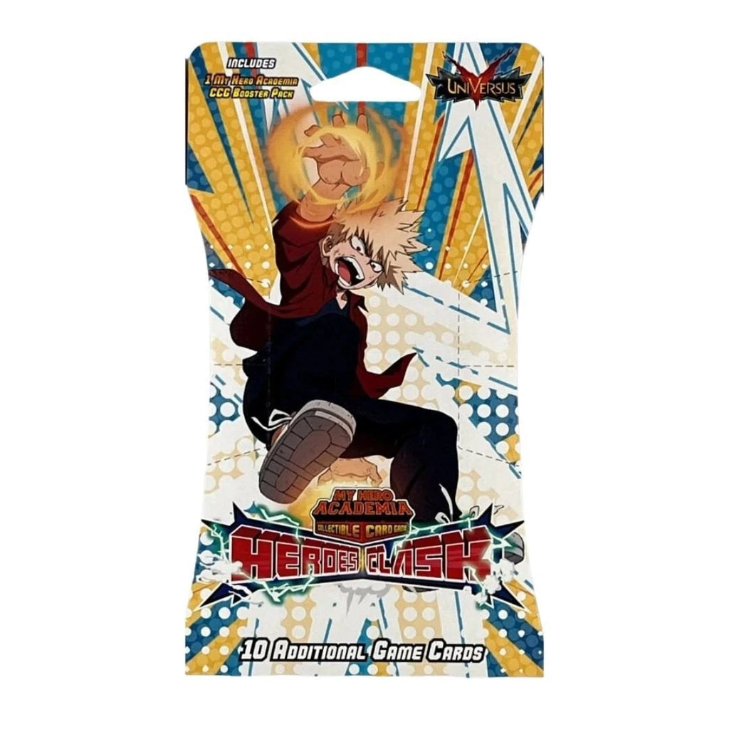 Sleeved Booster Pack - My Hero Academia TCG - Series 3: Heros Clash - Universus CCG