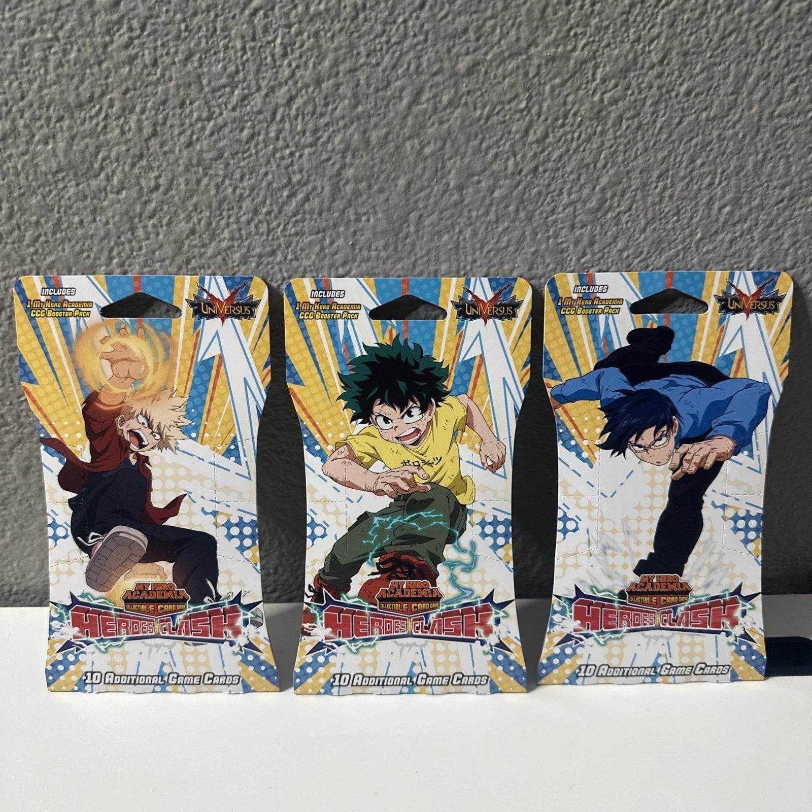 Sleeved Booster Pack - My Hero Academia TCG - Series 3: Heros Clash - Universus CCG