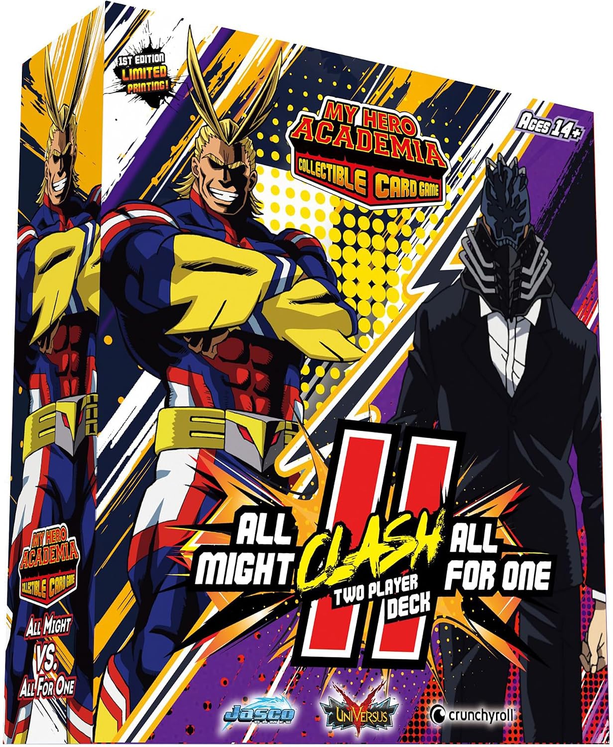 My Hero Academia TCG - 2 Player CLASH Deck - All Might VS All for One - Universus CCG