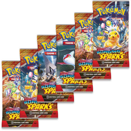 Pokémon TCG: Scarlet & Violet - Surging Sparks - Booster Bundle - 6 Packs