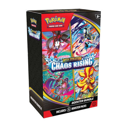 Pokémon TCG: Mega Evolutions - Chaos Rising - Booster Bundle - 6 Packs