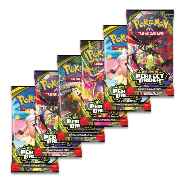 Pokémon TCG: Mega Evolutions - Perfect Order - Booster Bundle - 6 Packs