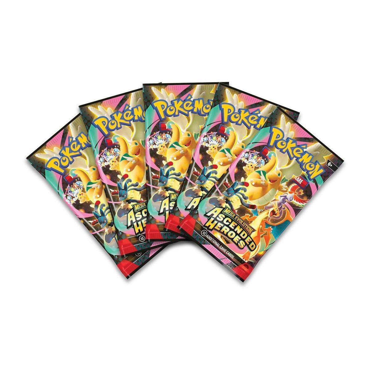 Pokémon TCG: Mega Evolution - Ascended Heroes - First Partners Deluxe Pin Collection (Chikorita, Tepig & Totodile)