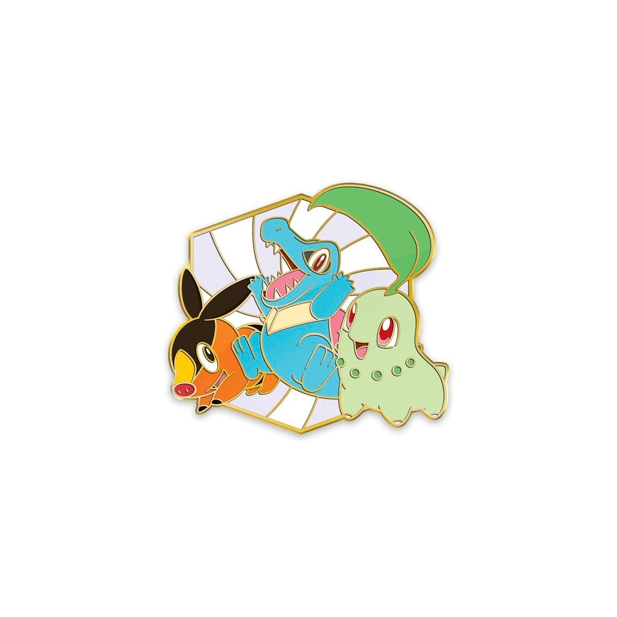 Pokémon TCG: Mega Evolution - Ascended Heroes - First Partners Deluxe Pin Collection (Chikorita, Tepig & Totodile)