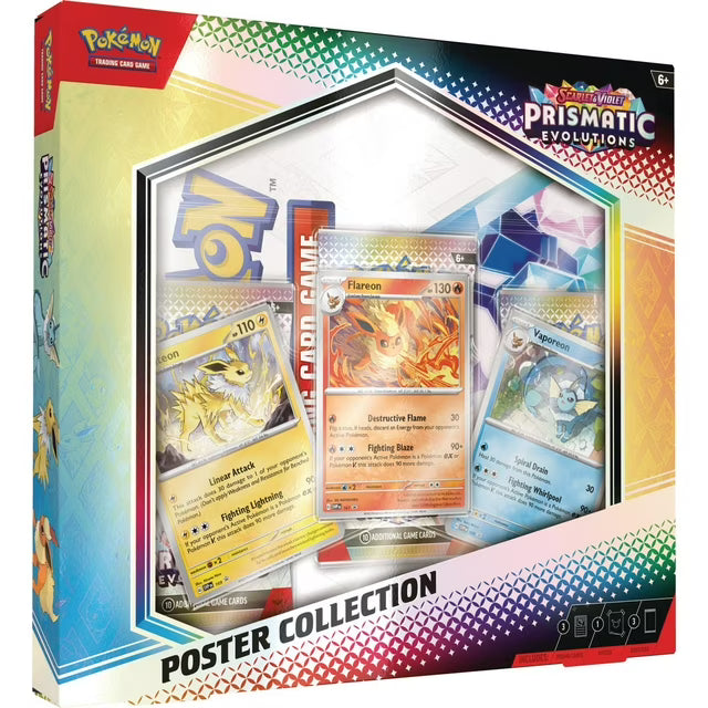 Pokémon TCG: Scarlet and Violet - Prismatic Evolutions Poster Collection