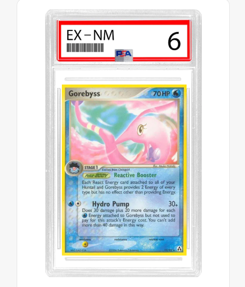 PSA 6 Gorebyss 17/92 - EX Legend Maker - Slab - ENG