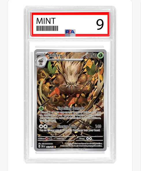 PSA 9 Shiftry 163/162 - Temporal Forces IR - Slab - ENG (2024)