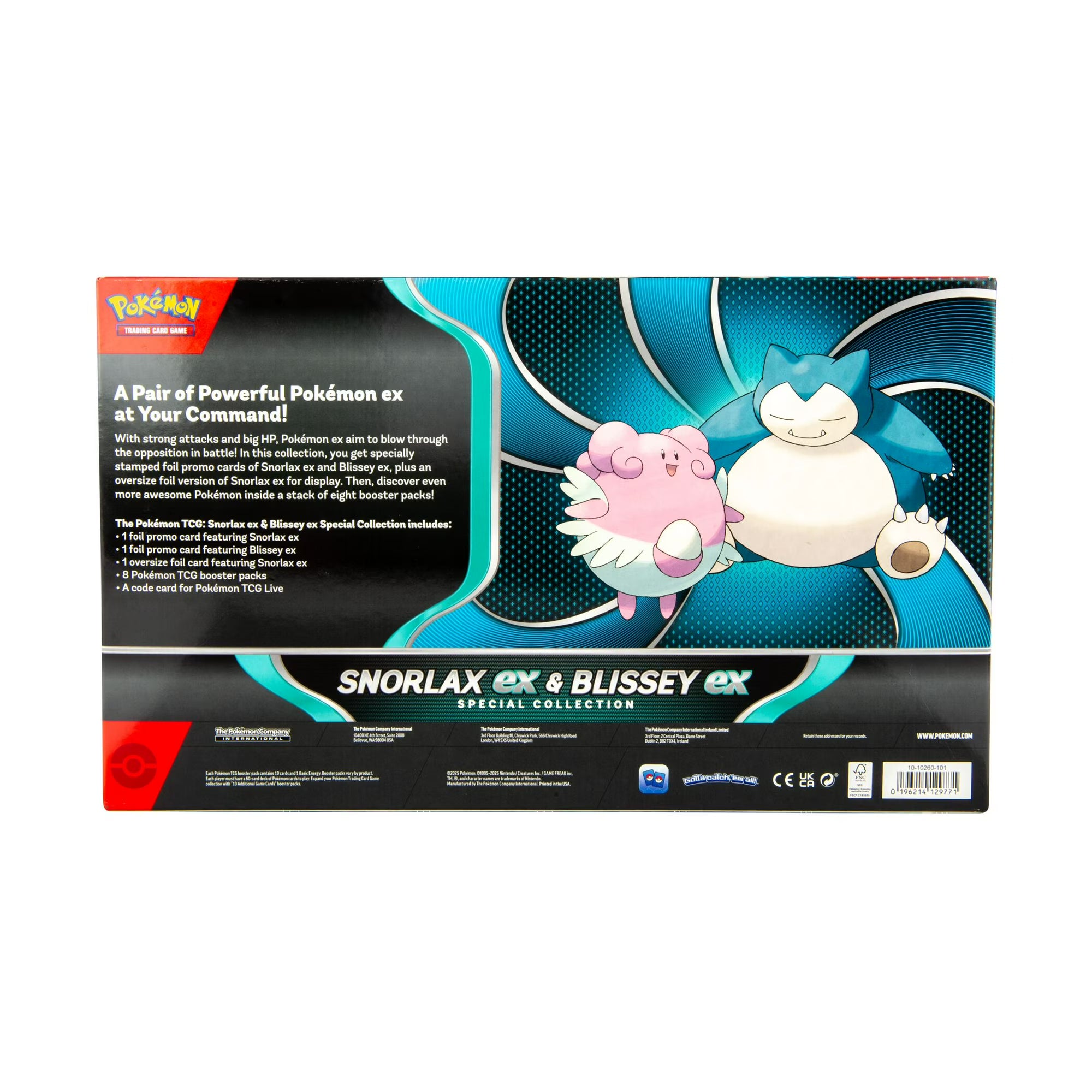 Pokemon TCG: Snorlax and Blissey EX - Special Collection Box