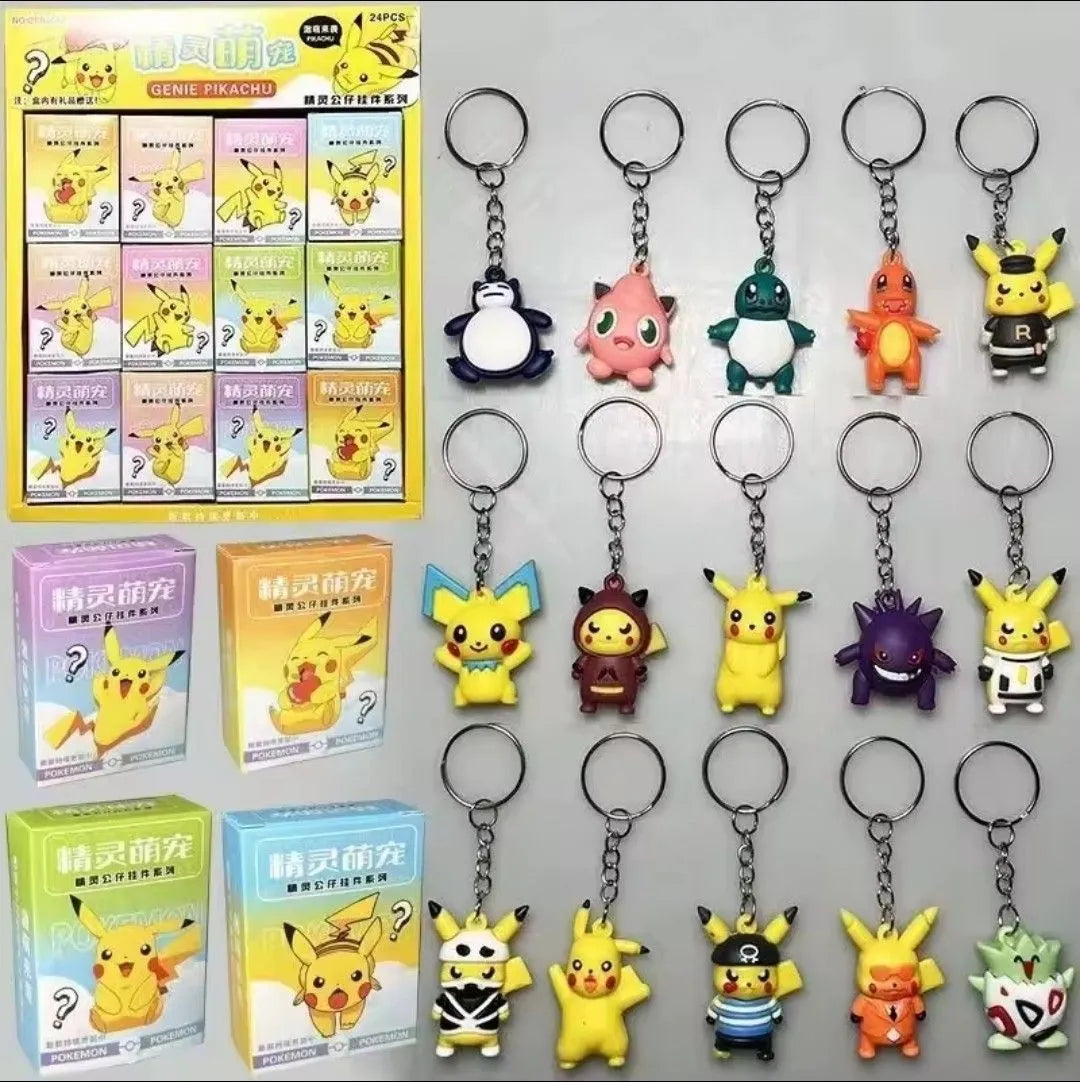 Blind Box - Pika Keychain - Single or Box (24)