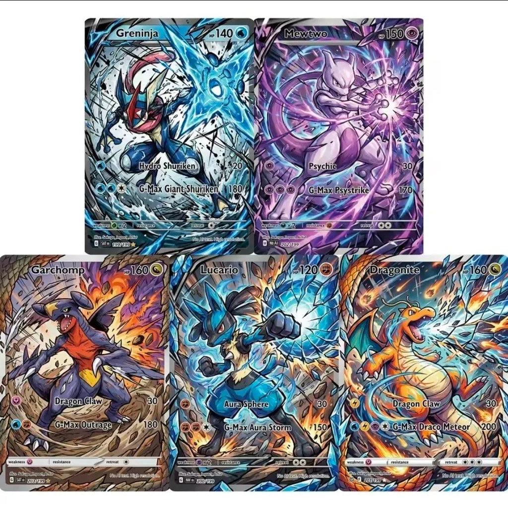 Fan Art Card Set - Pokémon - Aura Break by Sakugan Impact